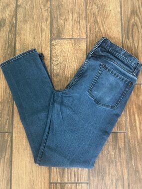 John Varvatos Men’s 33 Dark Wash Skull Rivet Slim Straight Stretch Jeans